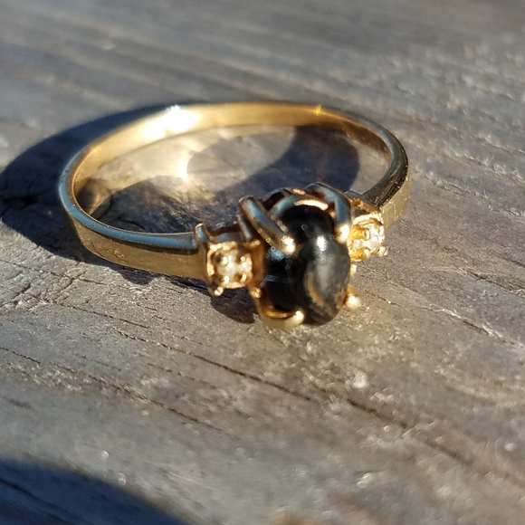Maui divers 14k black coral ring - Picture 6 of 8